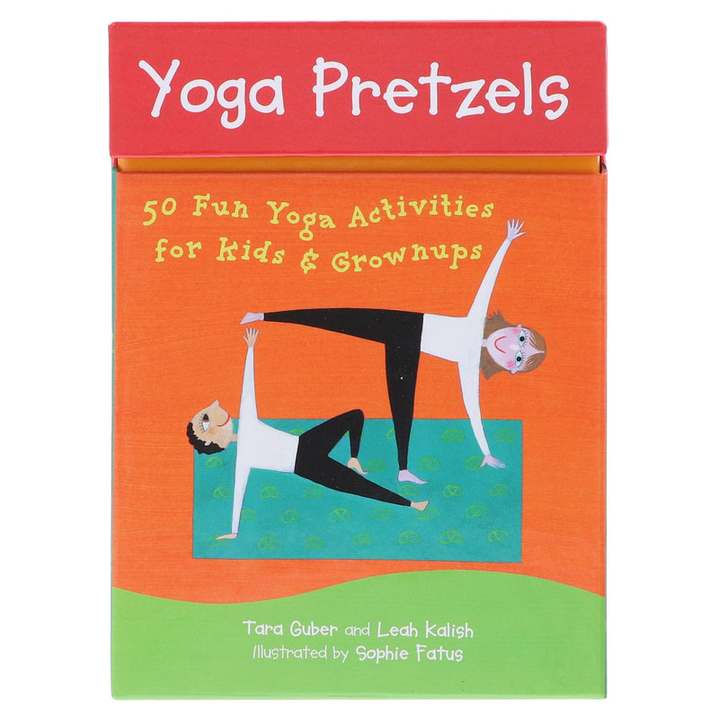 Yoga Pretzels: 50 Fun Yoga Activities for Kids and Grownups by Tara Guber & Leah Kalish - Ages 4+ - Yoga Cards 3-5 Barefoot Books Ltd