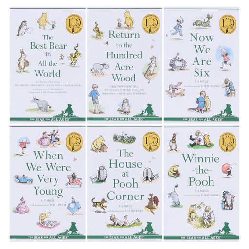 Winnie-The-Pooh The Complete Collection 6 Books Set By A. A. Milne - Ages 7-9 - Paperback 7-9 HarperCollins Publishers