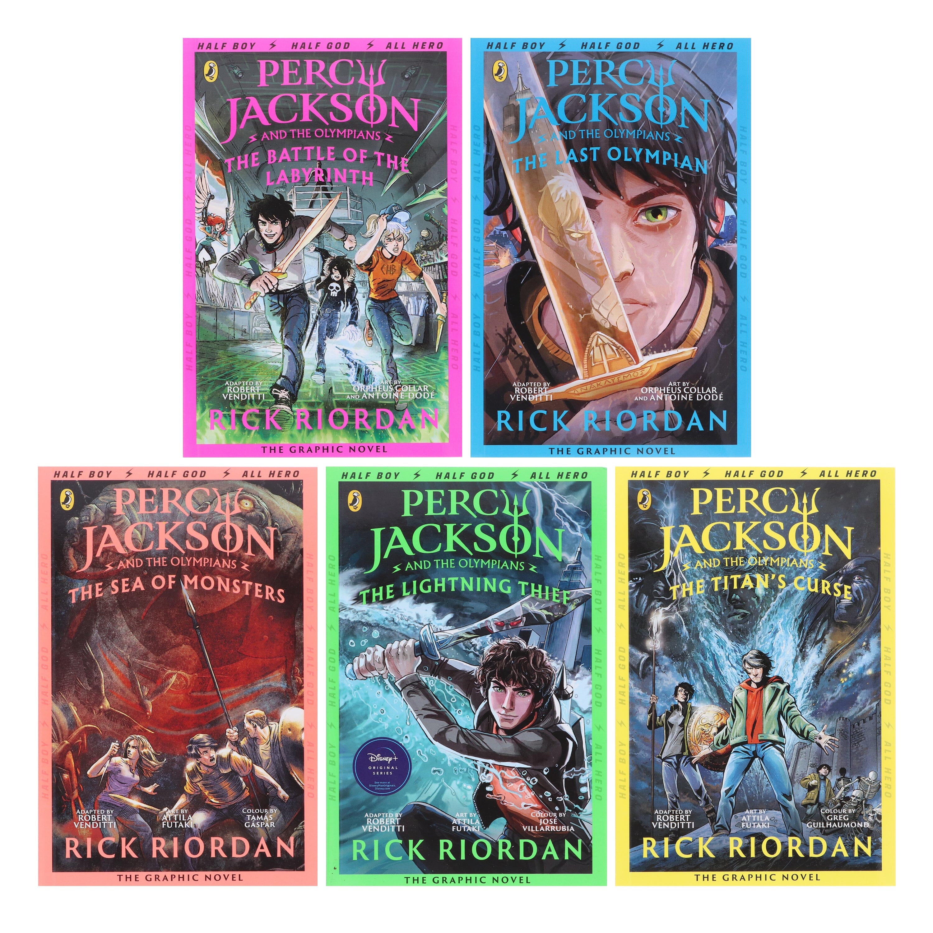 Percy Jackson Graphic Novels - Robert Venditti  Books2Door