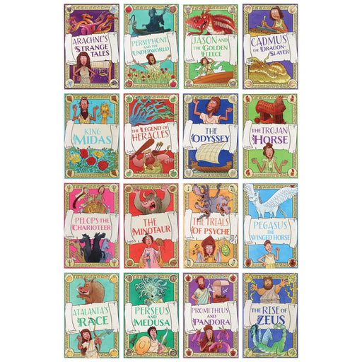 Greek Myths and Legends by Claudia Martin 16 Books Collection Box Set - Ages 7-11 - Paperback 7-9 Arcturus Publishing Ltd