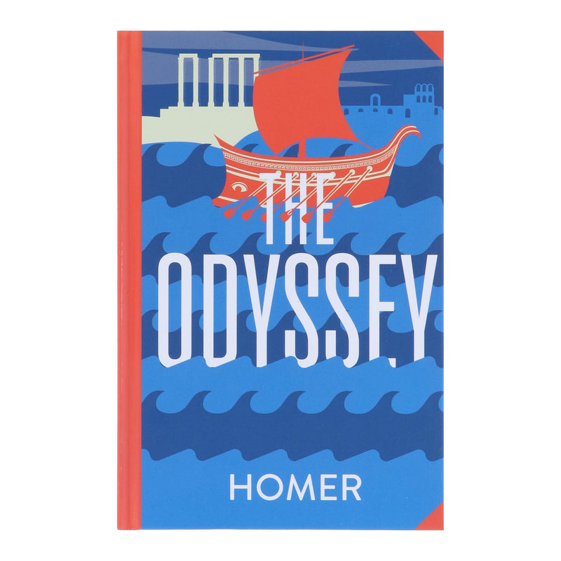 The Odyssey by Homer - Fiction - Sprayed Edge Hardback Fiction Wilco Books