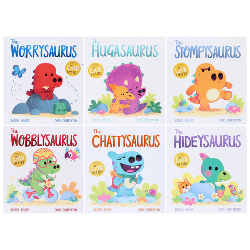DinoFeelings Series By Rachel Bright 6 Picture Books Collection Set - Ages 3-5 - Paperback 0-5 Hachette UK