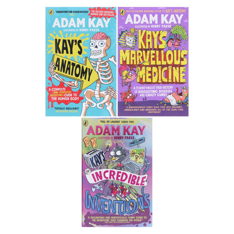 Adam Kay's 3 Books Collection Set - Ages 9+ - Paperback 9-14 Penguin