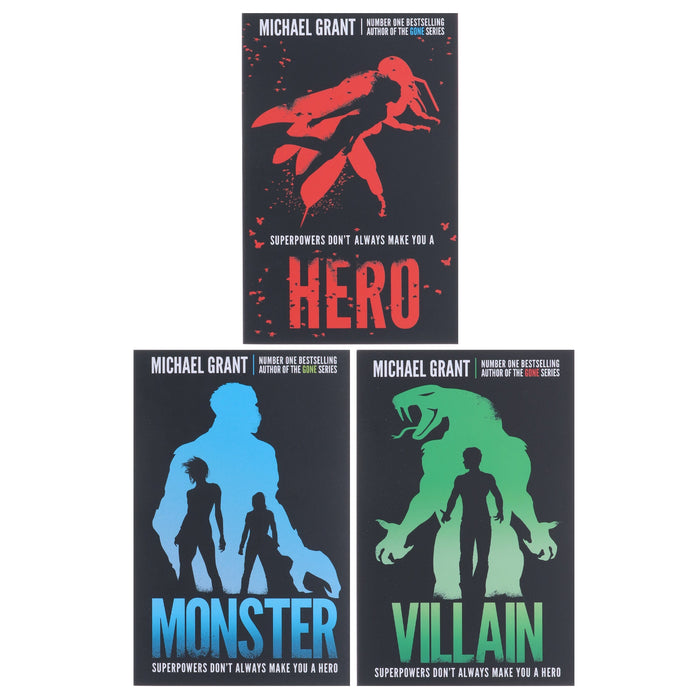The Monster Series By Michael Grant 3 Books Collection Set - Ages 12+ - Paperback Young Adult HarperCollins Publishers