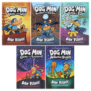 Dog Man 6-10: The Supa Buddies Mega Collection by Dav Pilkey 5 Books Collection Set - Ages 6-12 - Paperback Graphic Novels Scholastic
