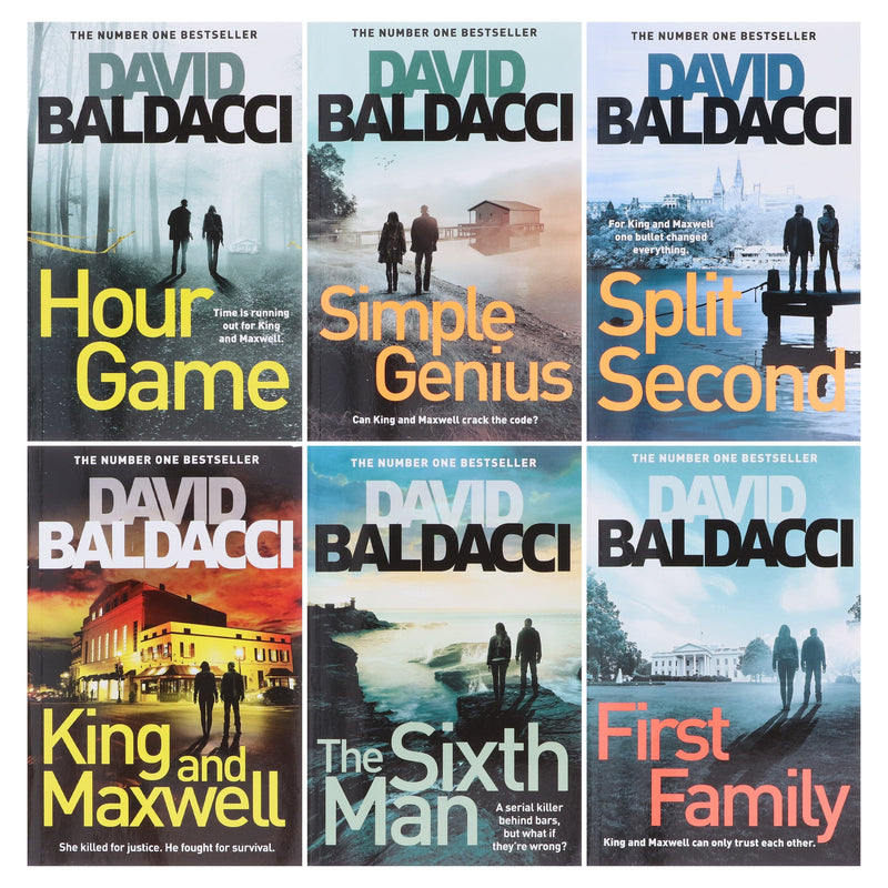 King and Maxwell Series by David Baldacci: 6 Books Collection Set - Fiction - Paperback Fiction Macmillan