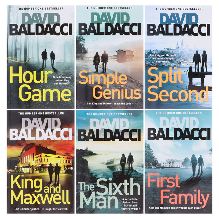 King and Maxwell Series by David Baldacci: 6 Books Collection Set - Fiction - Paperback Fiction Macmillan