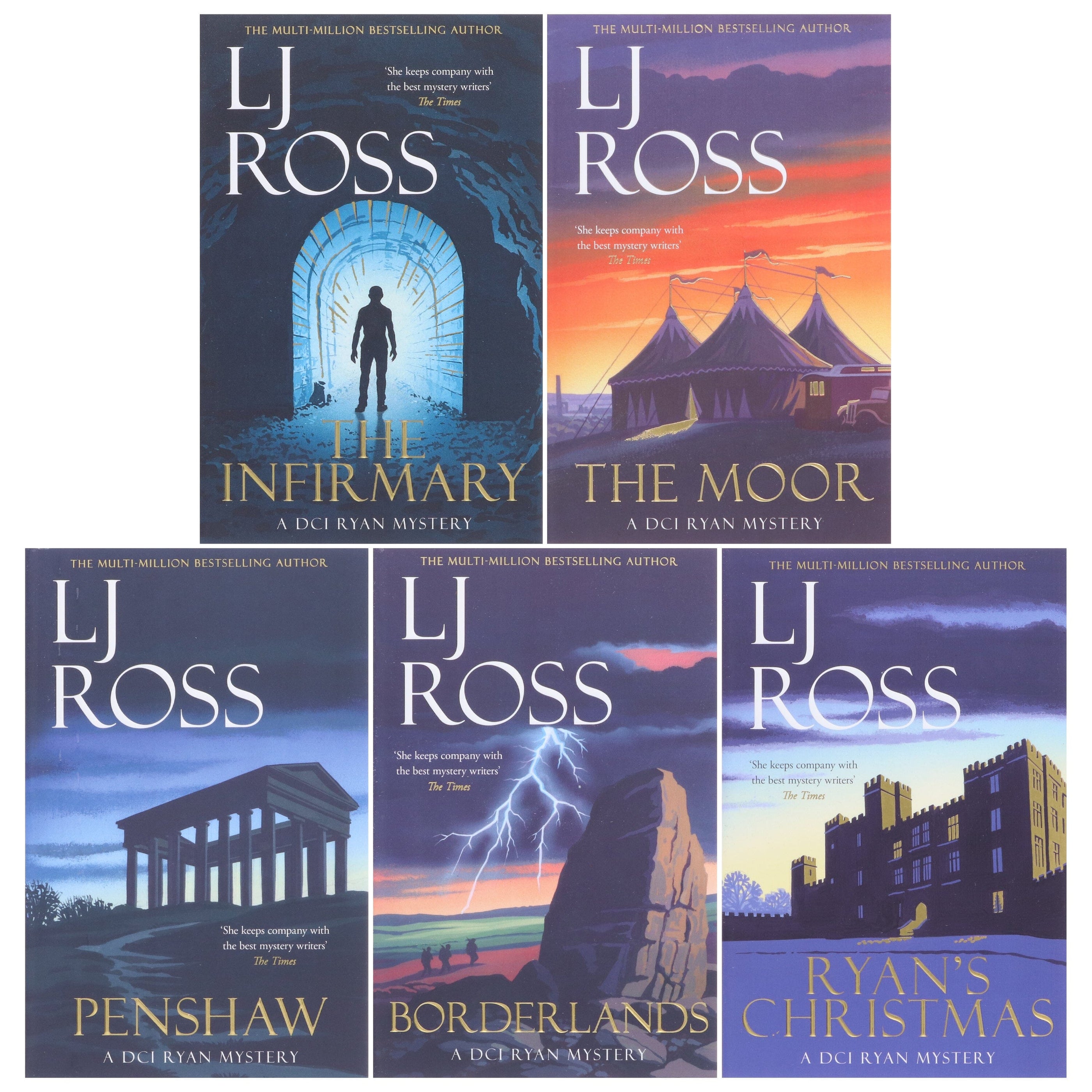 The DCI Ryan Mysteries (Vol. 11-15) By LJ Ross 5 Books Collection Set ...