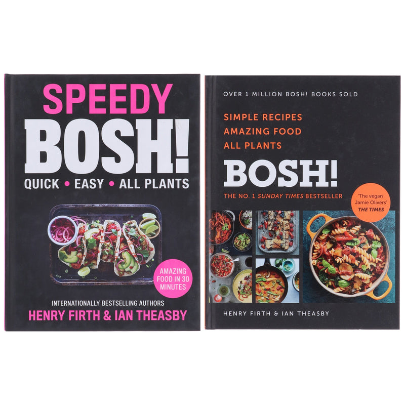 BOSH Simple recipes & Speedy BOSH! By Henry Firth & Ian Theasby 2 Books Collection Set - Hardback Non-Fiction HarperCollins Publishers