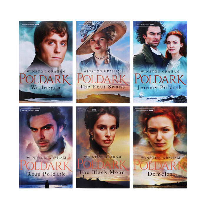 Poldark Series by Winston Graham Books 1-6 - Fiction - Paperback Fiction Pan Macmillan