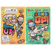 ADHD: Rapped Up! and Levelled Up! by Jamie Gilbert 'Mr G' 2 Books Collection Set - Ages 9-12 - Paperback (Learn about ADHD with Free Audio Book & Movement Break) 9-14 Sweet Cherry Publishing