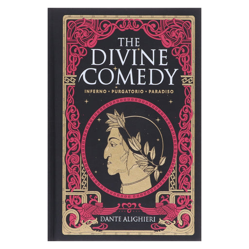 The Divine Comedy - Inferno, Purgatorio, Paradiso by Dante Alighieri - Fiction - Hardcover (Leather-Bound) Fiction Wilco Books