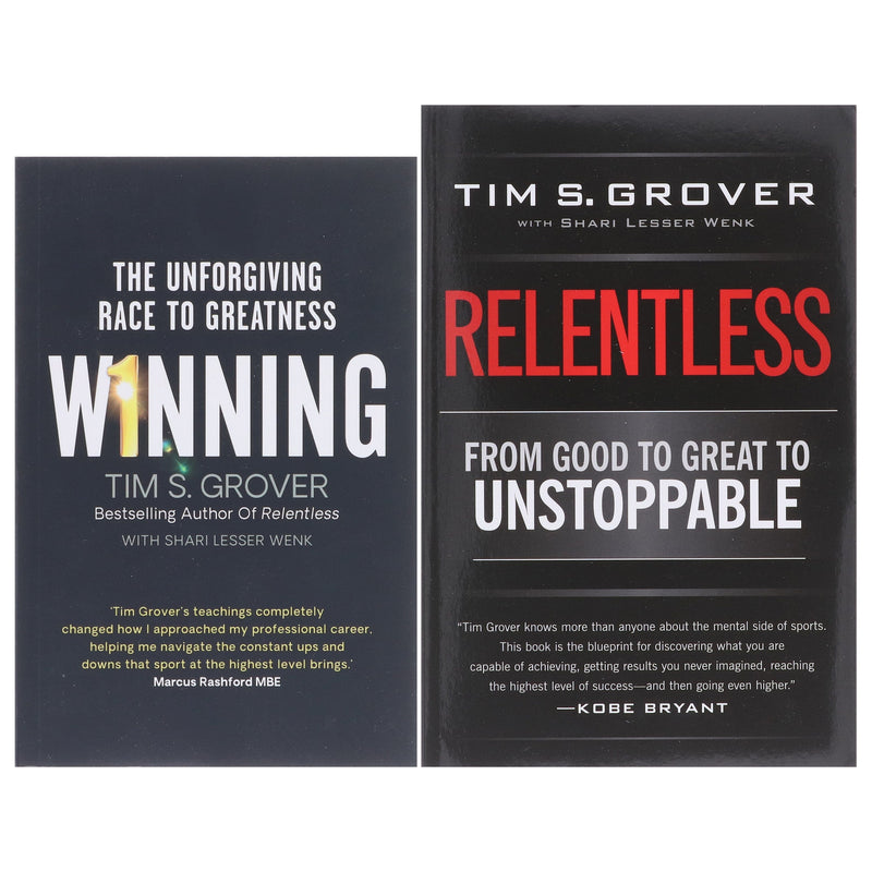 Winning Series By Tim Grover (Relentless & Winning) 2 Books Collection Set - Non Fiction - Paperback Non-Fiction Simon & Schuster