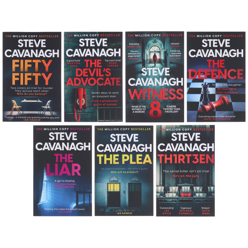 Eddie Flynn Series By Steve Cavanagh 7 Books Collection Set - Fiction - Paperback Fiction Hachette