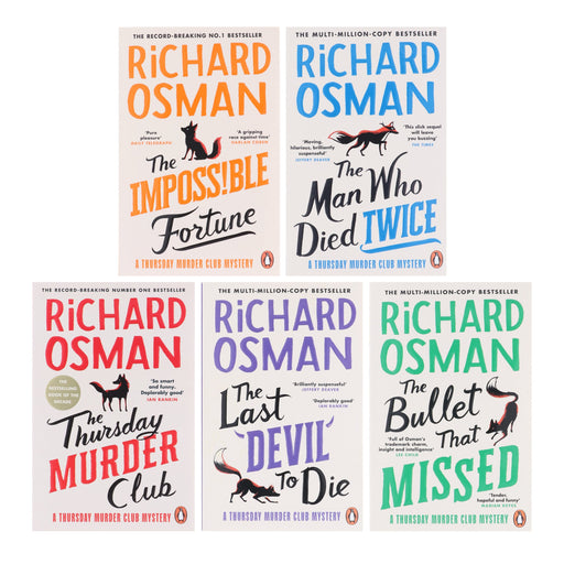 Thursday Murder Club Mysteries By Richard Osman 5 Books Collection Set - Fiction - Paperback Fiction Penguin Random House