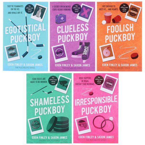 The Puckboys Series (Book 1-5) by Saxon James & Eden Finley 5 Books Collection Set - Fiction - Paperback Fiction Canelo