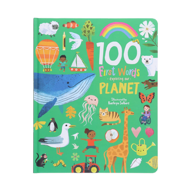 100 First Facts: Words, Animals & Planet 3 Picture books Children's collection set By Sweet Cherry Publishing - Ages 3-5 - Board Book 3-5 Sweet Cherry Publishing