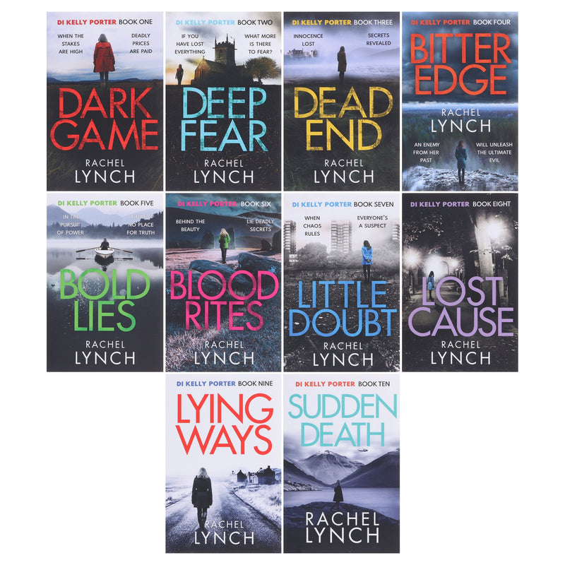 Detective Kelly Porter Series (Book 1-10) By Rachel Lynch 10 Books Collection Set - Fiction - Paperback Fiction Canelo