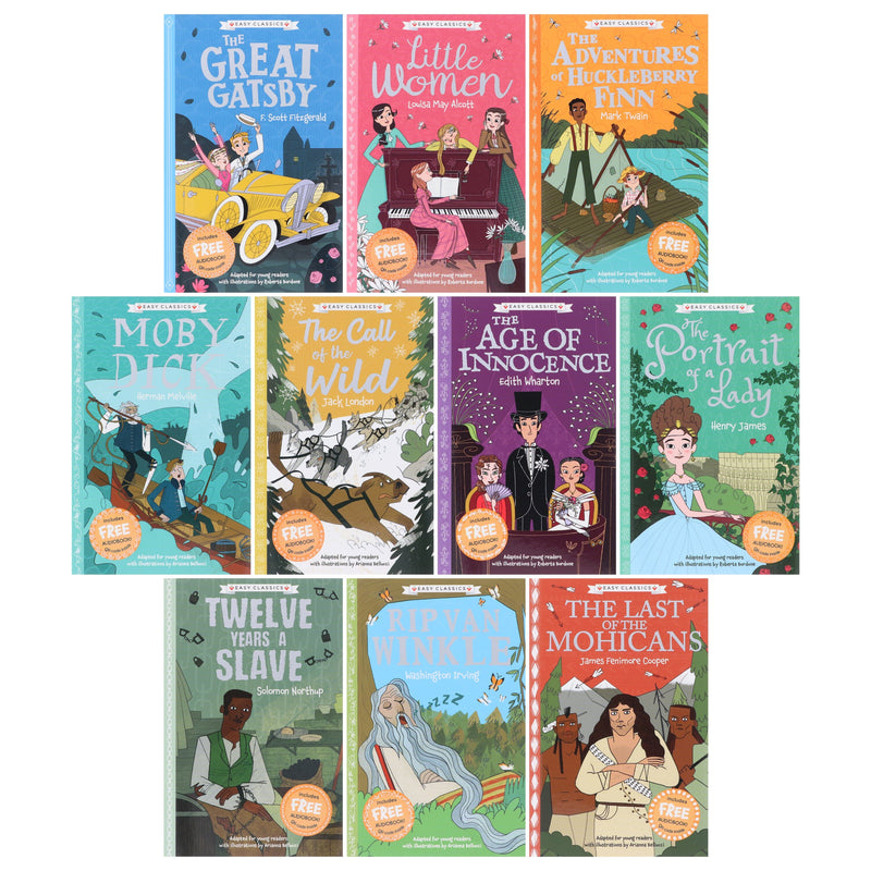 The American Classics Children's Collection 10 Books Set By Gemma Barder, Lynne Wilson-Bailey - Ages 7-11 - Paperback B2D DEALS Sweet Cherry Publishing