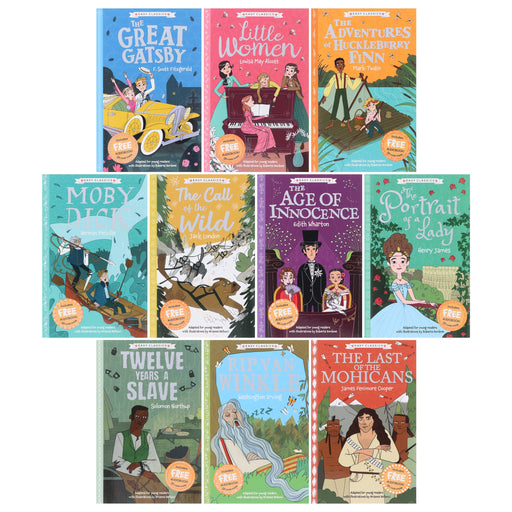 The American Classics Children's Collection 10 Books Set By Gemma Barder, Lynne Wilson-Bailey - Ages 7-11 - Paperback B2D DEALS Sweet Cherry Publishing