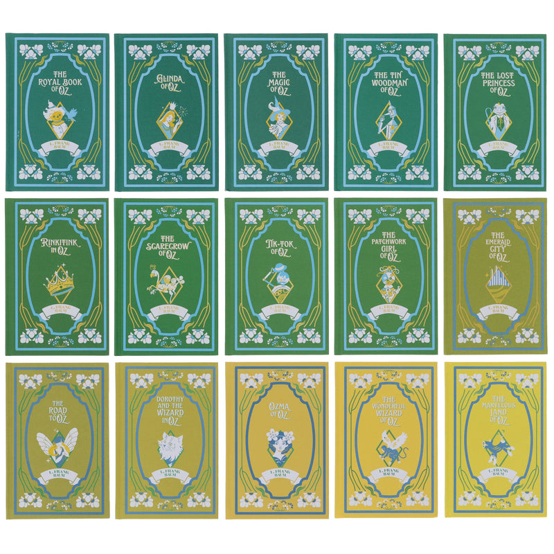 The Wizard of Oz: The Complete Collection by L. Frank Baum 15 Books Box Set - Ages 12+ - Hardback Young Adult Classic Editions
