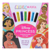 Disney Princess: Colourmania: A Colouring Set Packed full of magic with 7 felt-tip pens and over 30 images! - Ages 7-11 - Paperback 7-9 Autumn Publishing