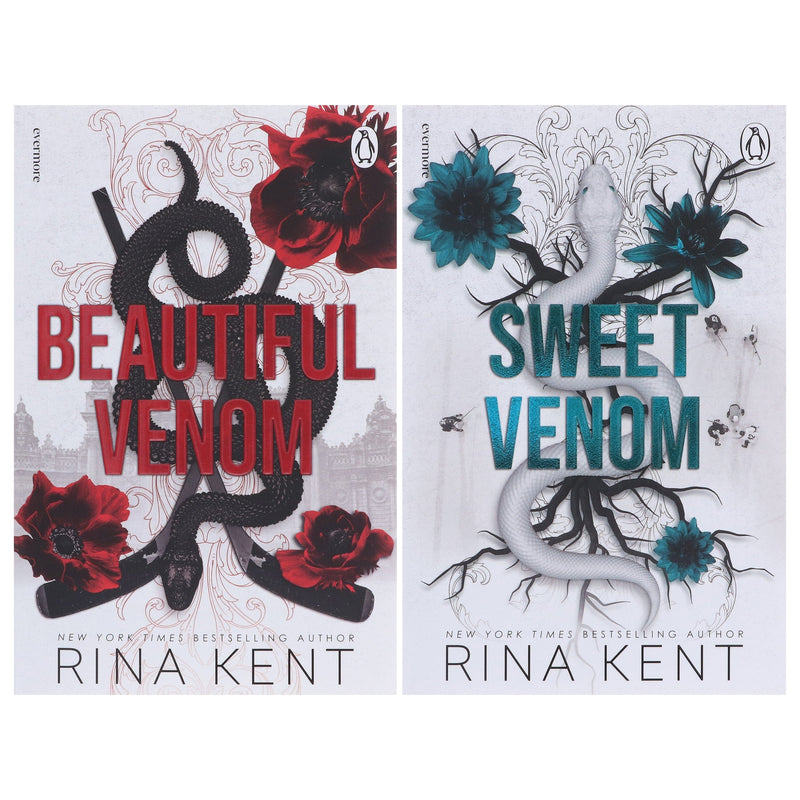 Vipers Series (Beautiful Venom & Sweet Venom) by Rina Kent 2 Books Collection Set - Dark Romance Fiction - Paperback Fiction Penguin Random House