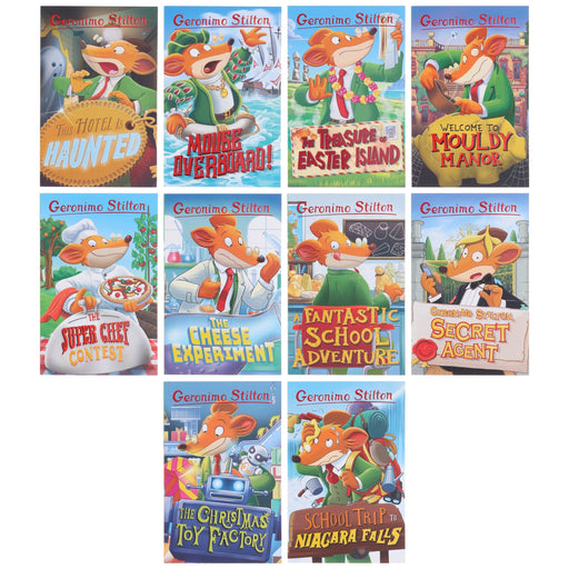 Geronimo Stilton The 10 Book Collection (Series 2) Box Set - Ages 5-7 - Paperback B2D DEALS Sweet Cherry Publishing