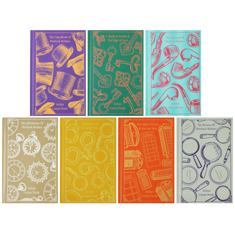 The Sherlock Holmes By Arthur Conan Doyle: 7 Books Collection Box Set - Fiction - Hardback Fiction Classic Editions