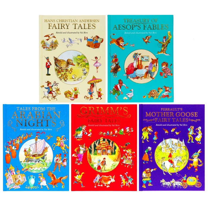 Fairy Tale Treasuries Series by Val Biro 5 Books Collection Set - Ages 4+ - Hardback 5-7 Award Publications Ltd