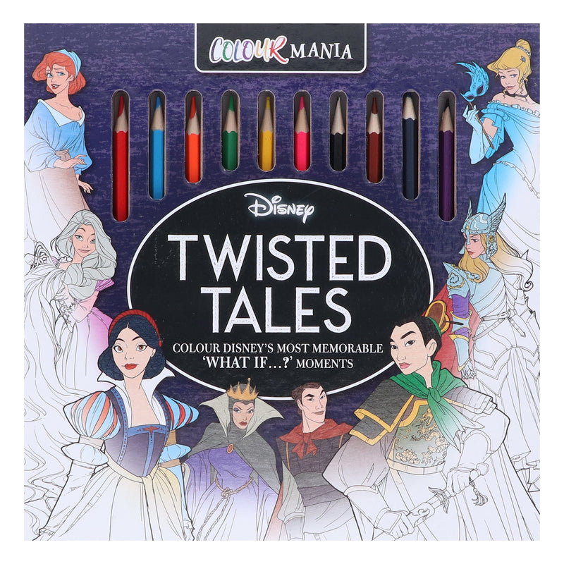 Disney: Twisted Tales Colourmania: Colour Disney's Most Memorable 'WHAT IF...?' Moments - Ages 10+ - Paperback 9-14 Autumn Publishing