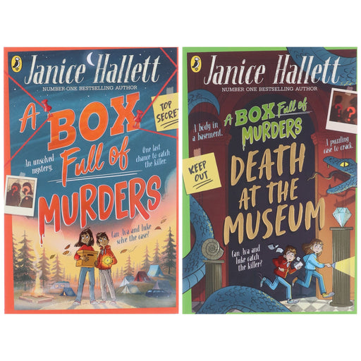 A Box Full of Murders Series by Janice Hallett Illustrated 2 Books Collection Set - Ages 9+ - Paperback 9-14 Penguin Random House