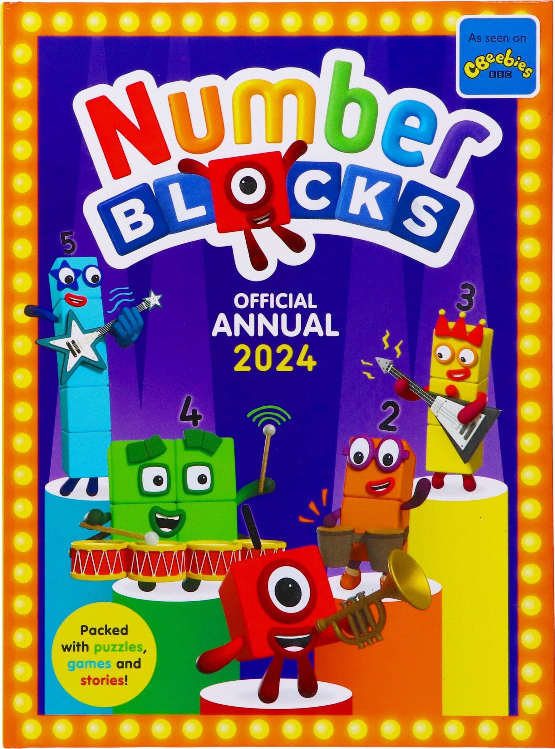 Numberblocks Annual 2024 & Numberblocks One Plush: Girls & Boys, Soft ...