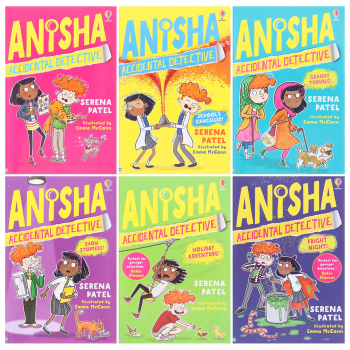 Anisha Accidental Detective Series By Serena Patel 6 Books Collection Set - Ages 7-11 - Paperback 7-9 Usborne Publishing Ltd