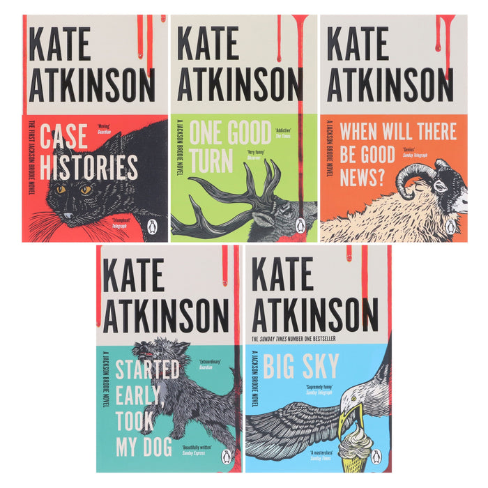 Jackson Brodie Series by Kate Atkinson 5 Books Collection Set - Fiction - Paperback Fiction Penguin Random House