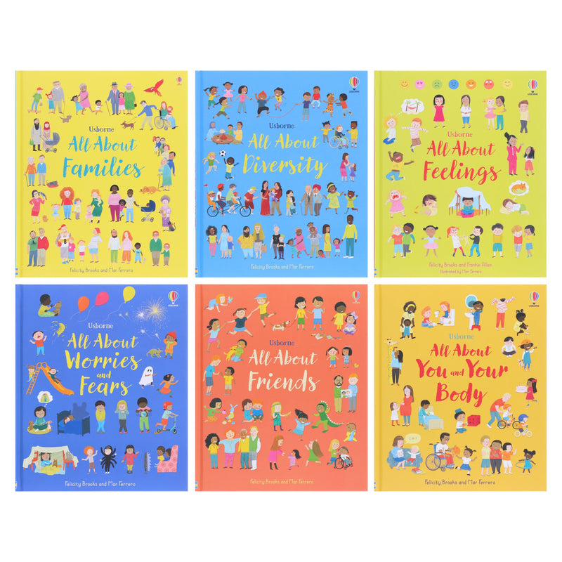 Usborne All About Series By Felicity Brooks: 6 Books Collection (Usborne My First Book) - Ages 3-8 - Hardback 0-5 Usborne Publishing Ltd
