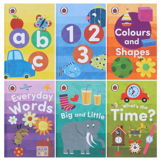 Ladybird Early Learning Library: 6 Books Collection Box Set - Ages 3+ - Hardback 3-5 Ladybird