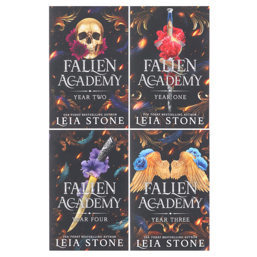 Fallen Academy Series by Leia Stone 4 Books Collection Set - Fiction - Paperback Fiction Sourcebooks