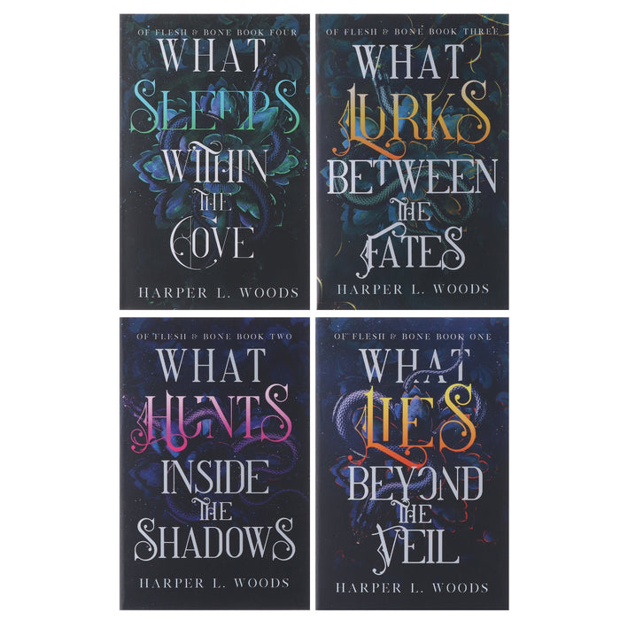 Of Flesh & Bone Series By Harper L. Woods 4 Books Collection Set - Fiction - Paperback Fiction Hachette