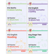 CGP KS2 SAT Buster 10-Minute Tests Collection 4 Books Set (for the 2027 tests) - Ages 10-11 - Paperback 9-14 Coordination Group Publications Ltd (CGP)