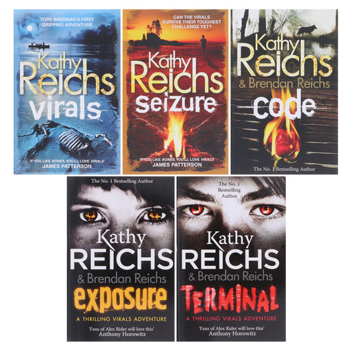 Kathy Reichs Virals Series 5 Books Collection Set - Ages 12-17 - Paperback 9-14 Penguin Random House