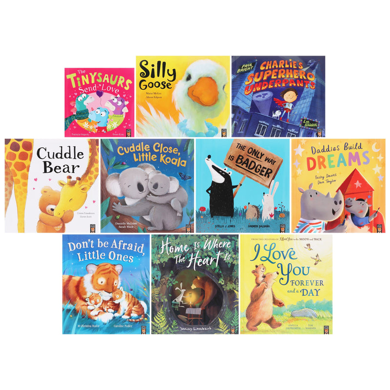 Love And Family Illustrated 10 Picture Books Collection Set - Ages 2+ - Paperback 0-5 Little Tiger Press Group