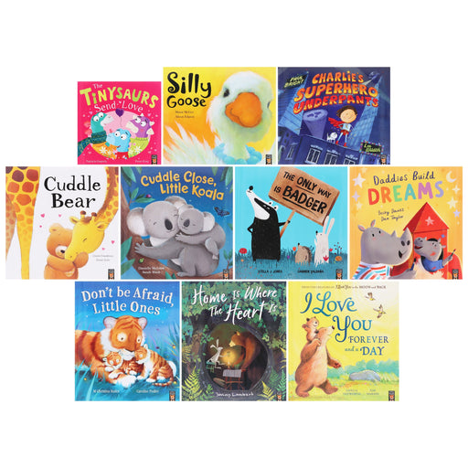 Love And Family Illustrated 10 Picture Books Collection Set - Ages 2+ - Paperback 0-5 Little Tiger Press Group