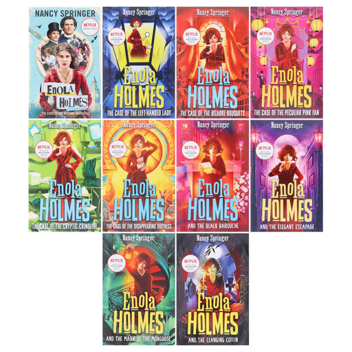 Enola Holmes Mysteries Series By Nancy Springer 10 Books Collection Set - Ages 9+ - Paperback 9-14 Bonnier Books Ltd