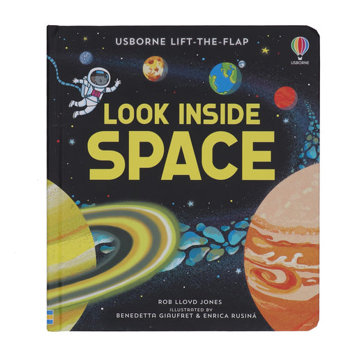 Usborne Lift-The-Flap Look Inside Space by Rob Lloyd Jones - Ages 5+ - Board Book 5-7 Usborne Publishing Ltd