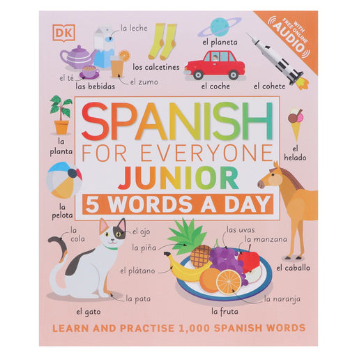 Spanish for Everyone Junior 5 Words a Day - Ages 6-9 - Flexibound 7-9 Penguin Random House