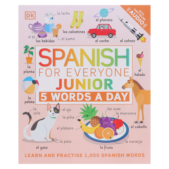 Spanish for Everyone Junior 5 Words a Day - Ages 6-9 - Flexibound 7-9 Penguin Random House