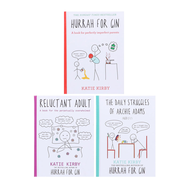 Hurrah For Gin Collection By Katie Kirby 3 Books Set - Non-Fiction - Hardback Non-Fiction Coronet
