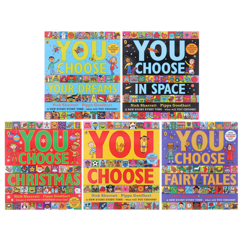 You Choose Series By Pippa Goodhart Illustrated 5 Books Children's Collection Set - Ages 3+ - Paperback 3-5 Penguin Random House