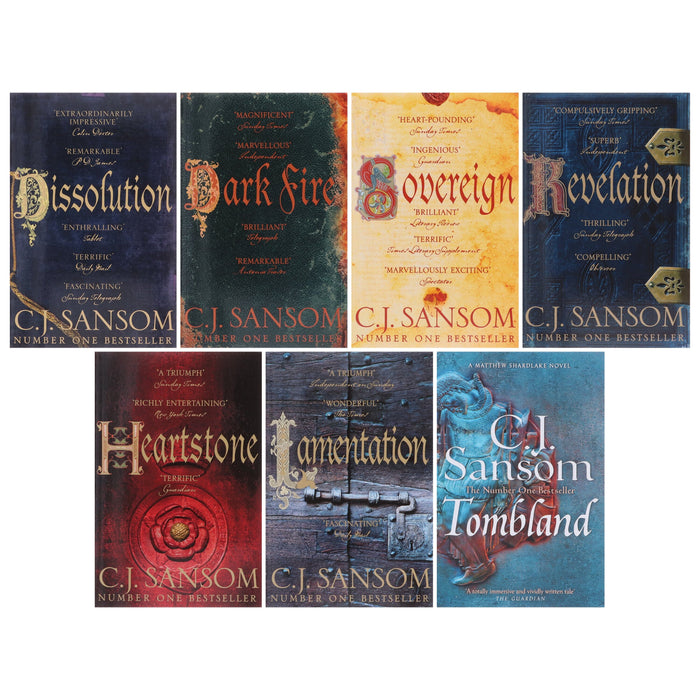 Shardlake Series By C J Sansom 7 Books Collection Set - Fiction - Paperback Fiction Pan Macmillan